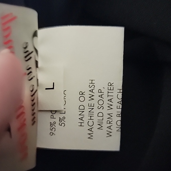 Vintage OMO Norma Kamali Long Sleeve High Low Dress in Black Large - Picture 4 of 4